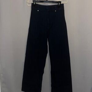 Zara Women's Flare & Wide Leg Jeans - Dark Blue